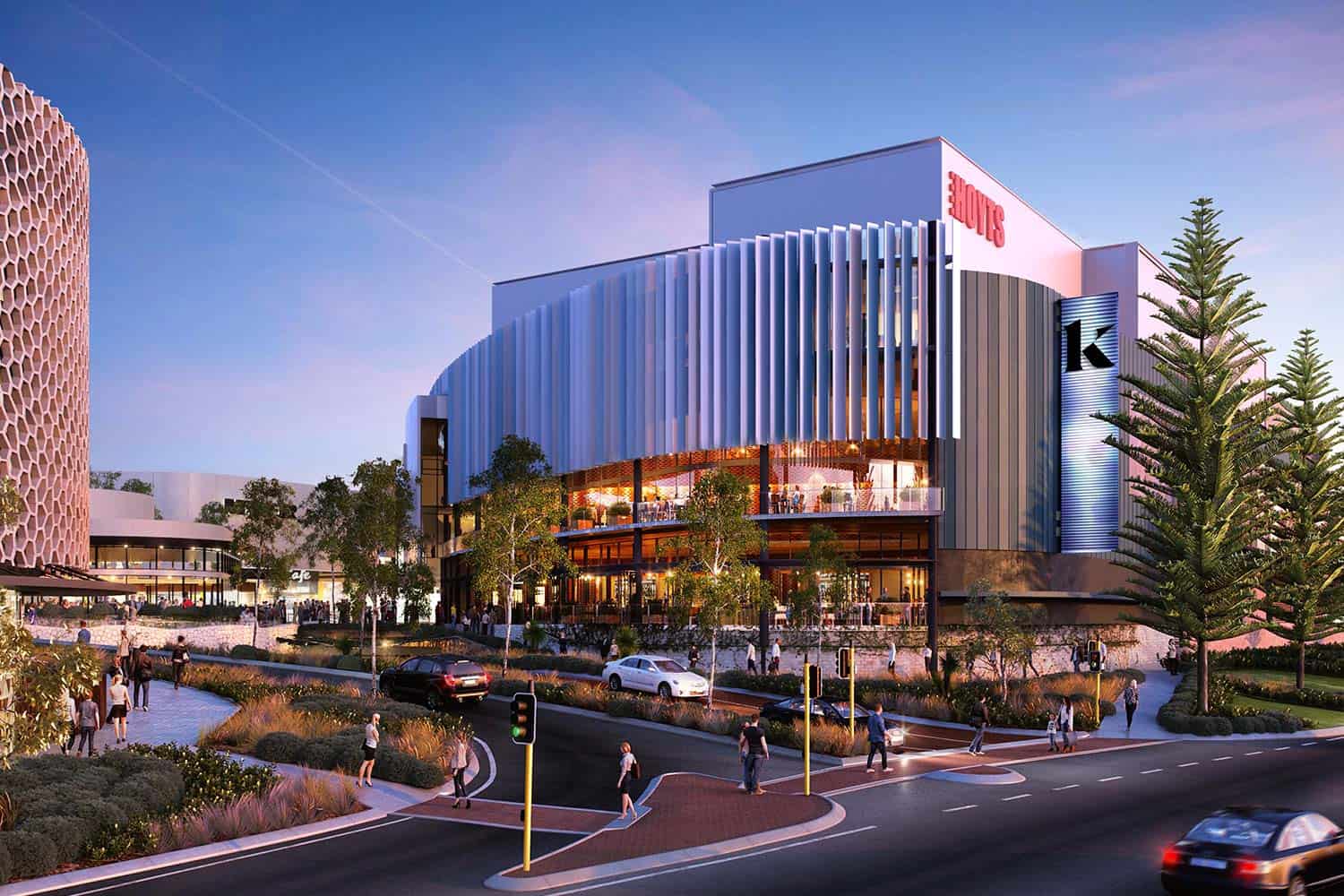 Karrinyup Shopping Centre Exterior Render