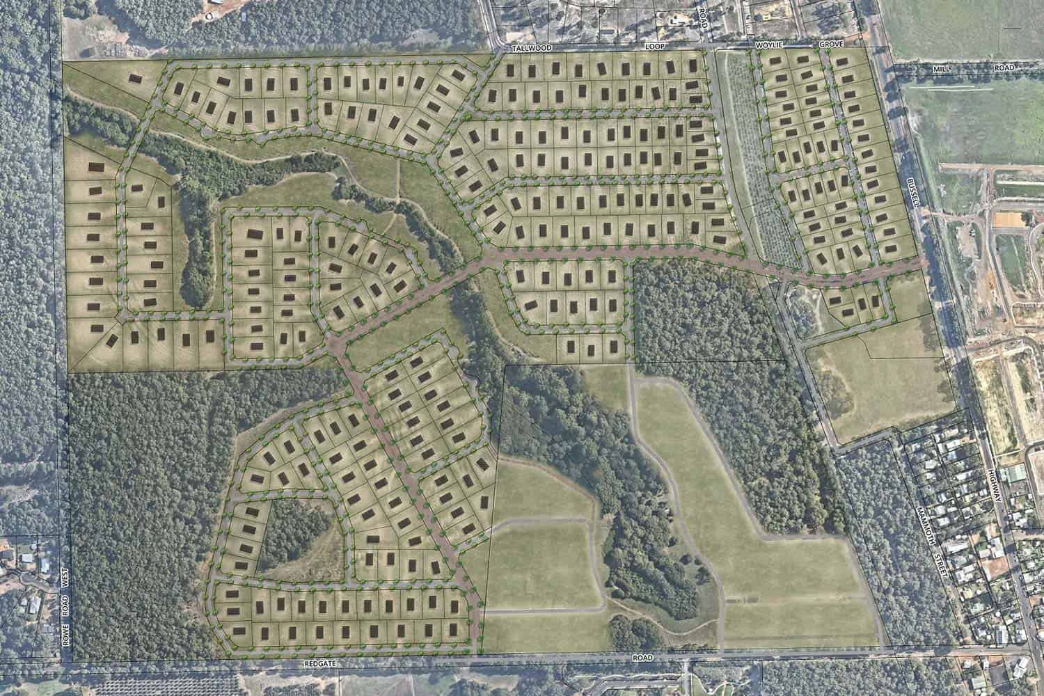 Leeuwin VIllage Estate Witchcliffe subdivision